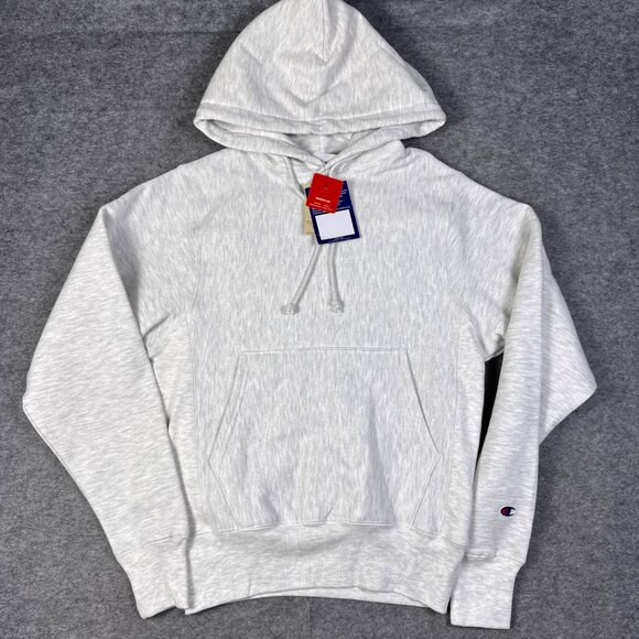 Champion Hoodie Mens XS Gray Reverse Weave Extra Small X Hoodie Heavyweight NWT - Picture 1 of 9